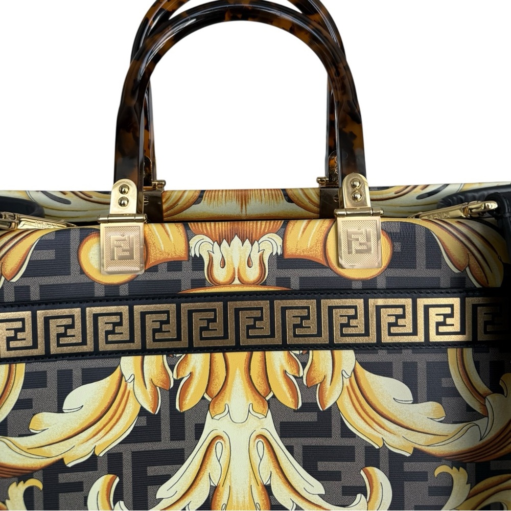Fendi Versace Fendsace FF Baroque Sunshine Shopper Tote - Picture 6 of 12